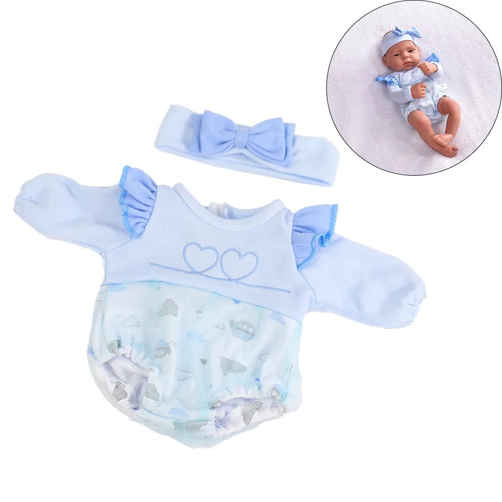 Dress Vest Dolls Outfit Clothes For 16 inch 40cm Baby Doll Cute - Astra Wear astrawear.ca