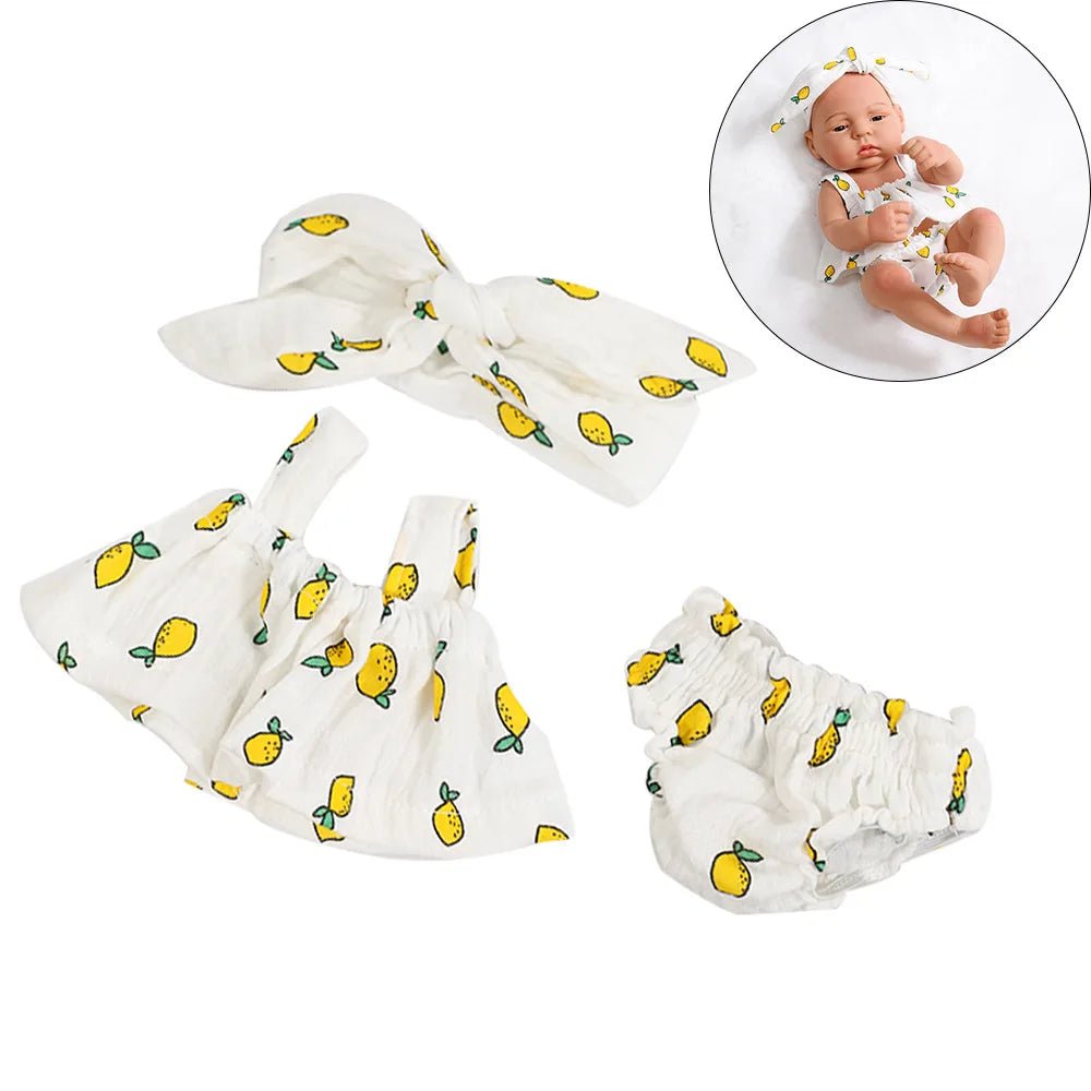 Dress Vest Dolls Outfit Clothes For 16 inch 40cm Baby Doll Cute - Astra Wear astrawear.ca