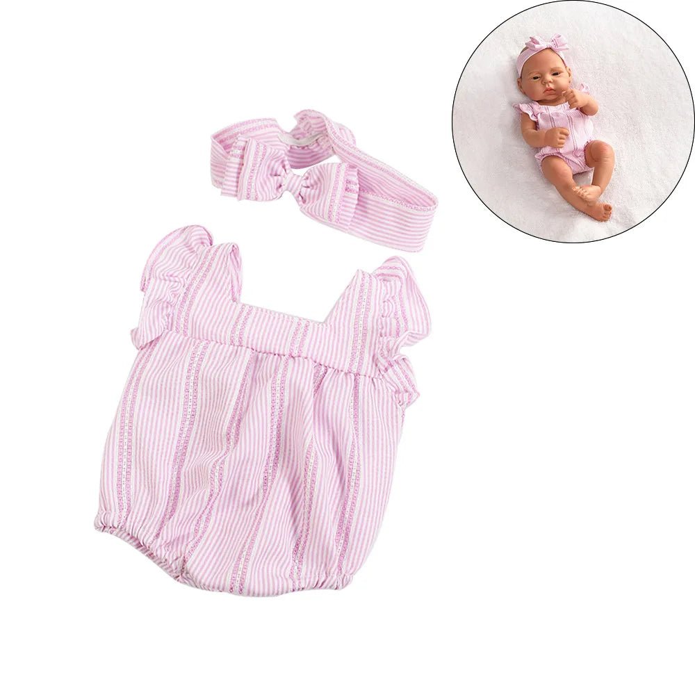 Dress Vest Dolls Outfit Clothes For 16 inch 40cm Baby Doll Cute - Astra Wear astrawear.ca