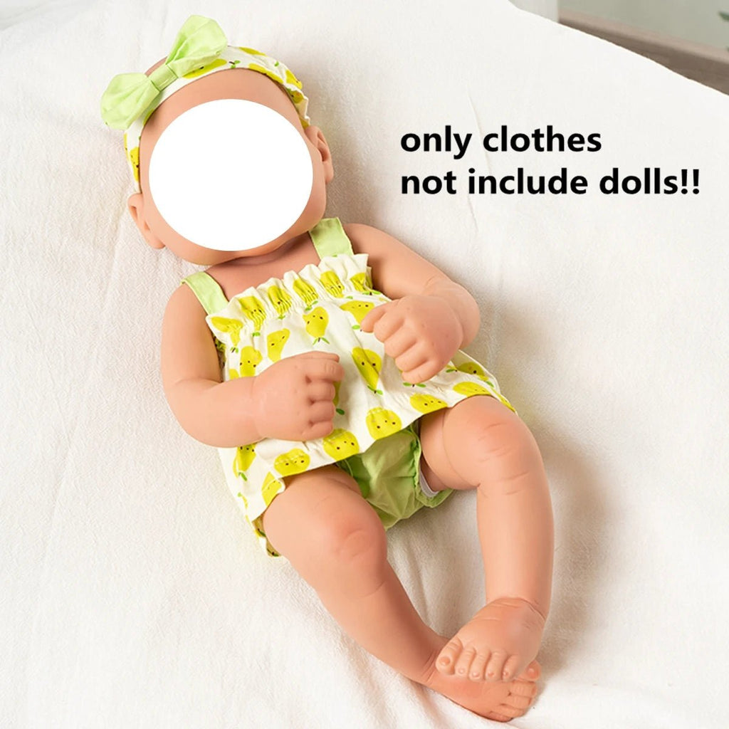 Dress Vest Dolls Outfit Clothes For 16 inch 40cm Baby Doll Cute - Astra Wear astrawear.ca