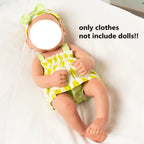 Dress Vest Dolls Outfit Clothes For 16 inch 40cm Baby Doll Cute - Astra Wear astrawear.ca