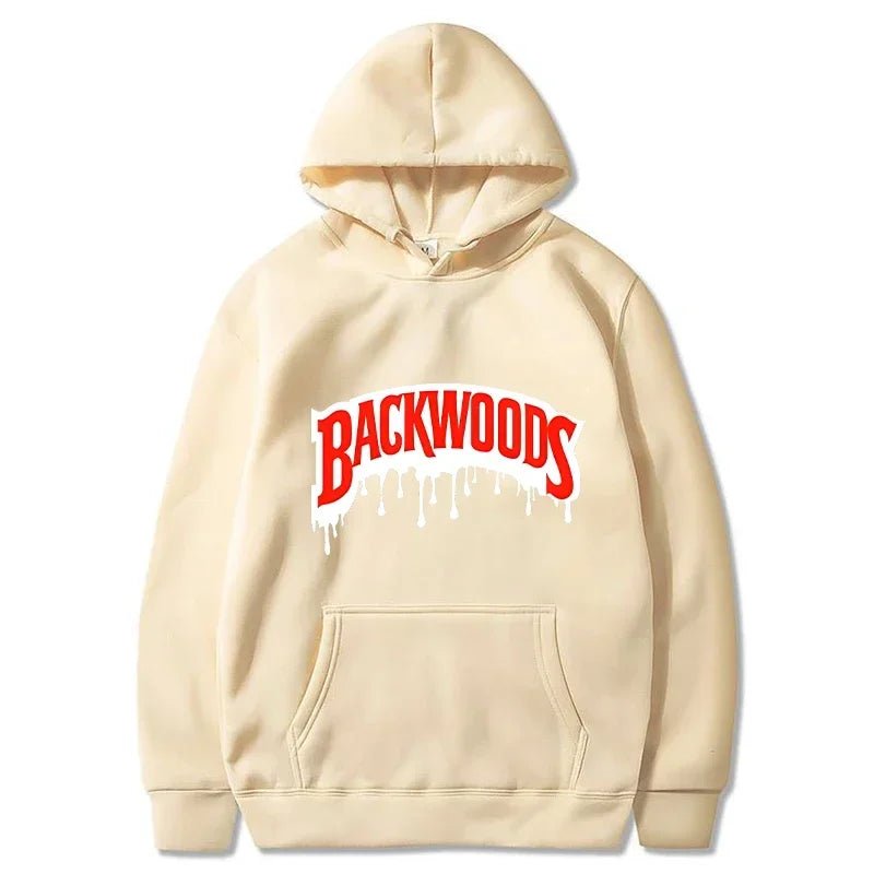 Dripping Backwoods Hoodies Men Fashion Letter Graphic Printed - Astra Wear astrawear.ca