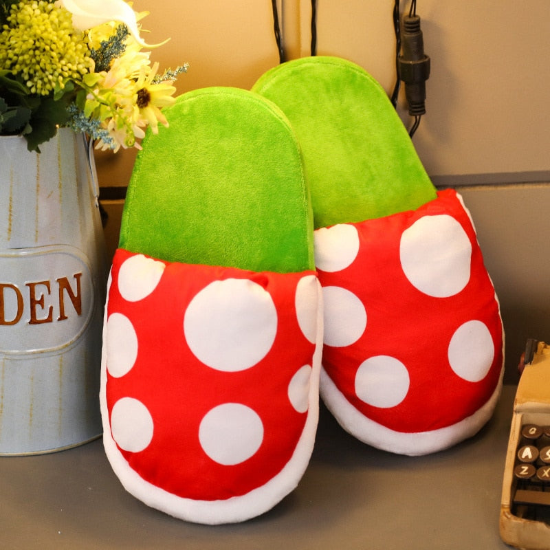 Peluche Champignon Piranha Multifonction – Jouet + Pochette Rangement
