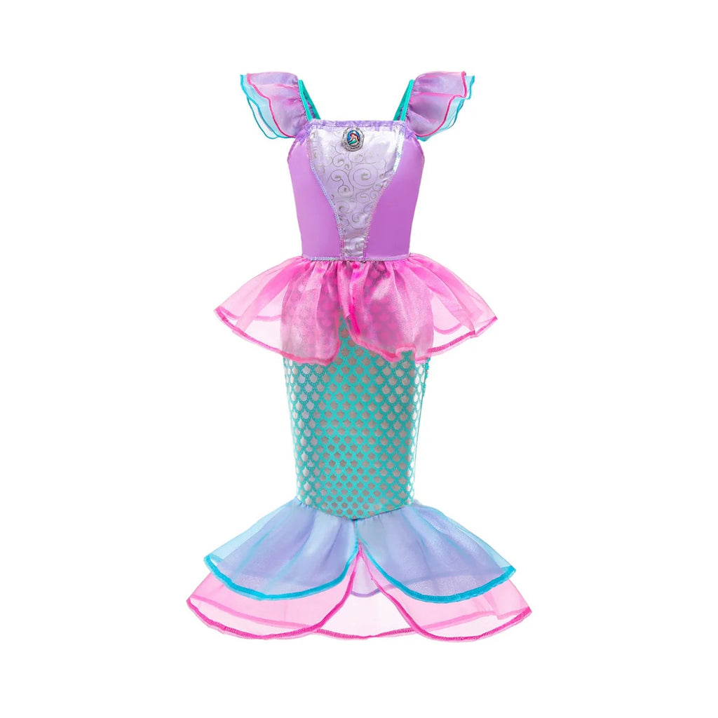 Elsa Anna Kid Princess Girls Dress Rapunzal Kids Cosplay Halloween Vestidos Children Costume Birthday Party Dress - Astra Wear astrawear.ca