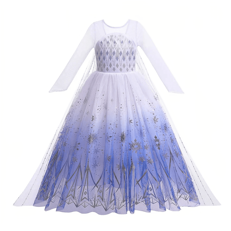 Elsa Anna Kid Princess Girls Dress Rapunzal Kids Cosplay Halloween Vestidos Children Costume Birthday Party Dress - Astra Wear astrawear.ca