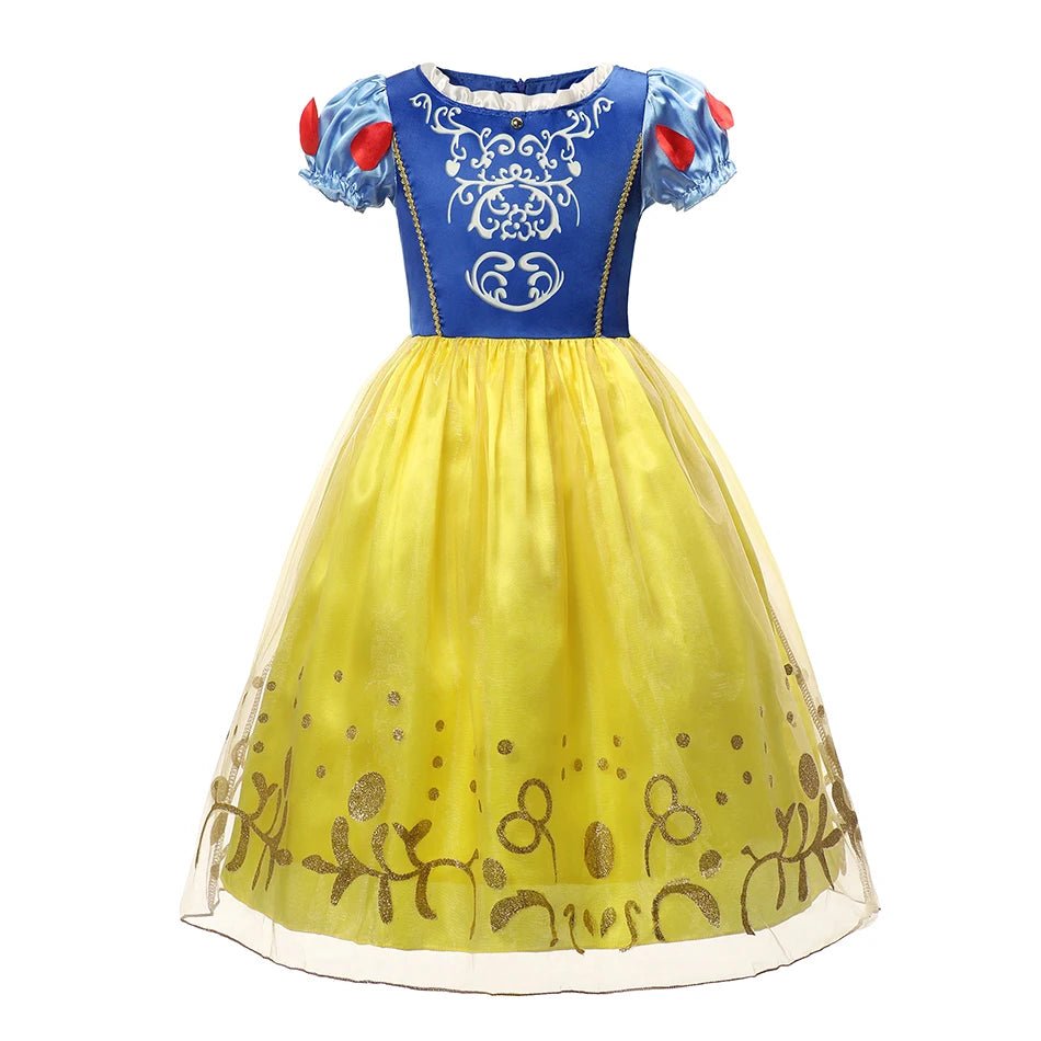 Elsa Anna Kid Princess Girls Dress Rapunzal Kids Cosplay Halloween Vestidos Children Costume Birthday Party Dress - Astra Wear astrawear.ca