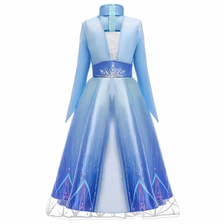Elsa Anna Kid Princess Girls Dress Rapunzal Kids Cosplay Halloween Vestidos Children Costume Birthday Party Dress - Astra Wear astrawear.ca