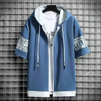 Fashion Men's Hoodies Summer Men Clothing T-shirt Zipper Hood Cartoon - Astra Wear astrawear.ca