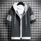 Fashion Men's Hoodies Summer Men Clothing T-shirt Zipper Hood Cartoon - Astra Wear astrawear.ca