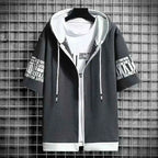 Fashion Men's Hoodies Summer Men Clothing T-shirt Zipper Hood Cartoon - Astra Wear astrawear.ca