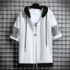 Fashion Men's Hoodies Summer Men Clothing T-shirt Zipper Hood Cartoon - Astra Wear astrawear.ca