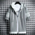 Fashion Men's Hoodies Summer Men Clothing T-shirt Zipper Hood Cartoon - Astra Wear astrawear.ca