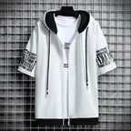 Fashion Men's Hoodies Summer Men Clothing T-shirt Zipper Hood Cartoon - Astra Wear astrawear.ca
