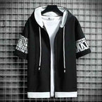 Fashion Men's Hoodies Summer Men Clothing T-shirt Zipper Hood Cartoon - Astra Wear astrawear.ca