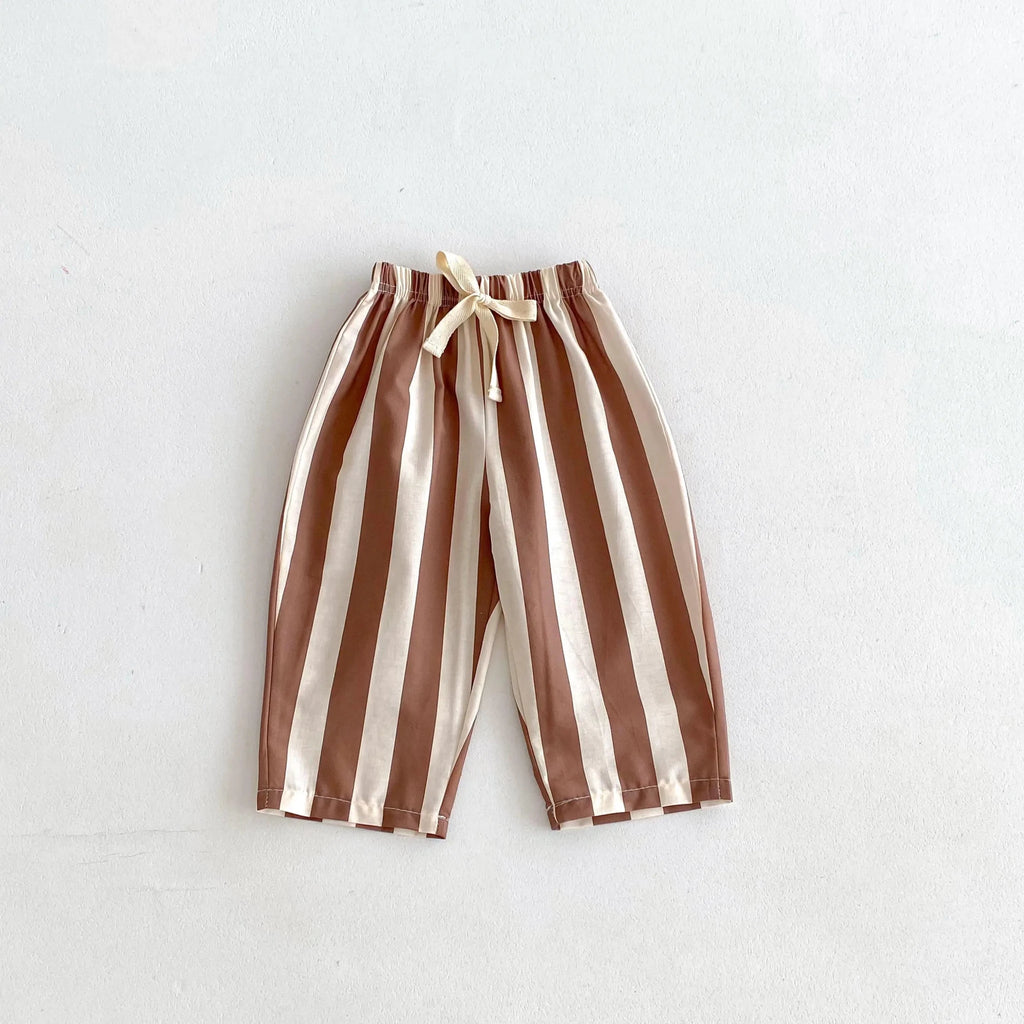 Fashion Striped Trousers For Children's Clothes Summer Thin Loose Casual Kids Harem Pants Toddler Costume Boys Girls Long Pant - Astra Wear astrawear.ca
