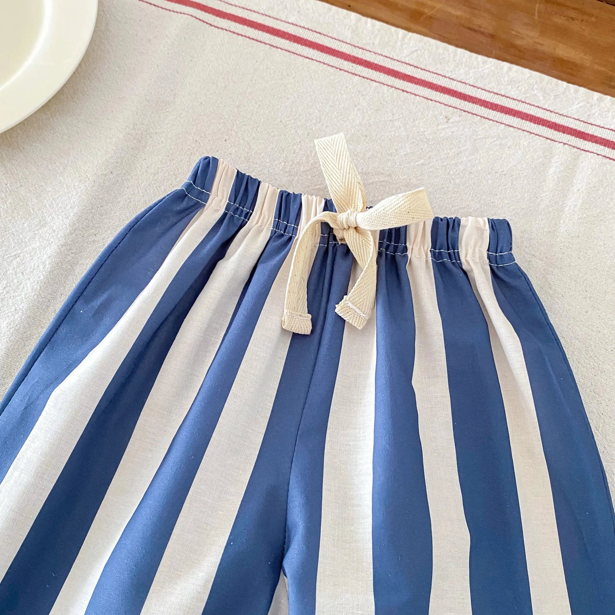 Fashion Striped Trousers For Children's Clothes Summer Thin Loose Casual Kids Harem Pants Toddler Costume Boys Girls Long Pant - Astra Wear astrawear.ca