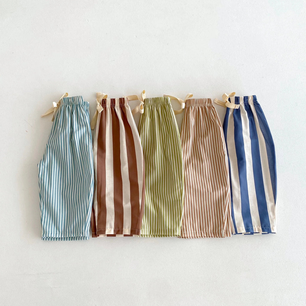 Fashion Striped Trousers For Children's Clothes Summer Thin Loose Casual Kids Harem Pants Toddler Costume Boys Girls Long Pant - Astra Wear astrawear.ca