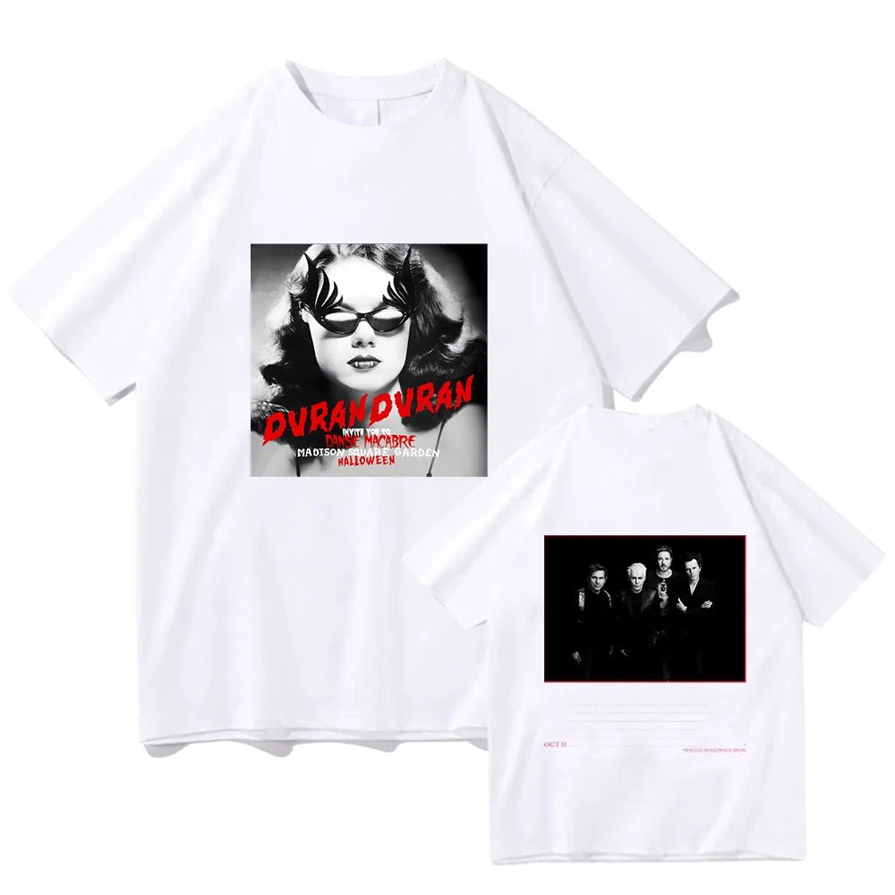 Fashion Vintage Men's Women T-shirt Duran Duran 2024 Concert Tour Tee-shirt Large High Quality Cotton Tshirt O-neck Unisex Tops - Astra Wear astrawear.ca