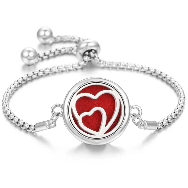 Bracelet Diffuseur Parfum Acier Inoxydable – Aromatherapie Huiles Essentielles