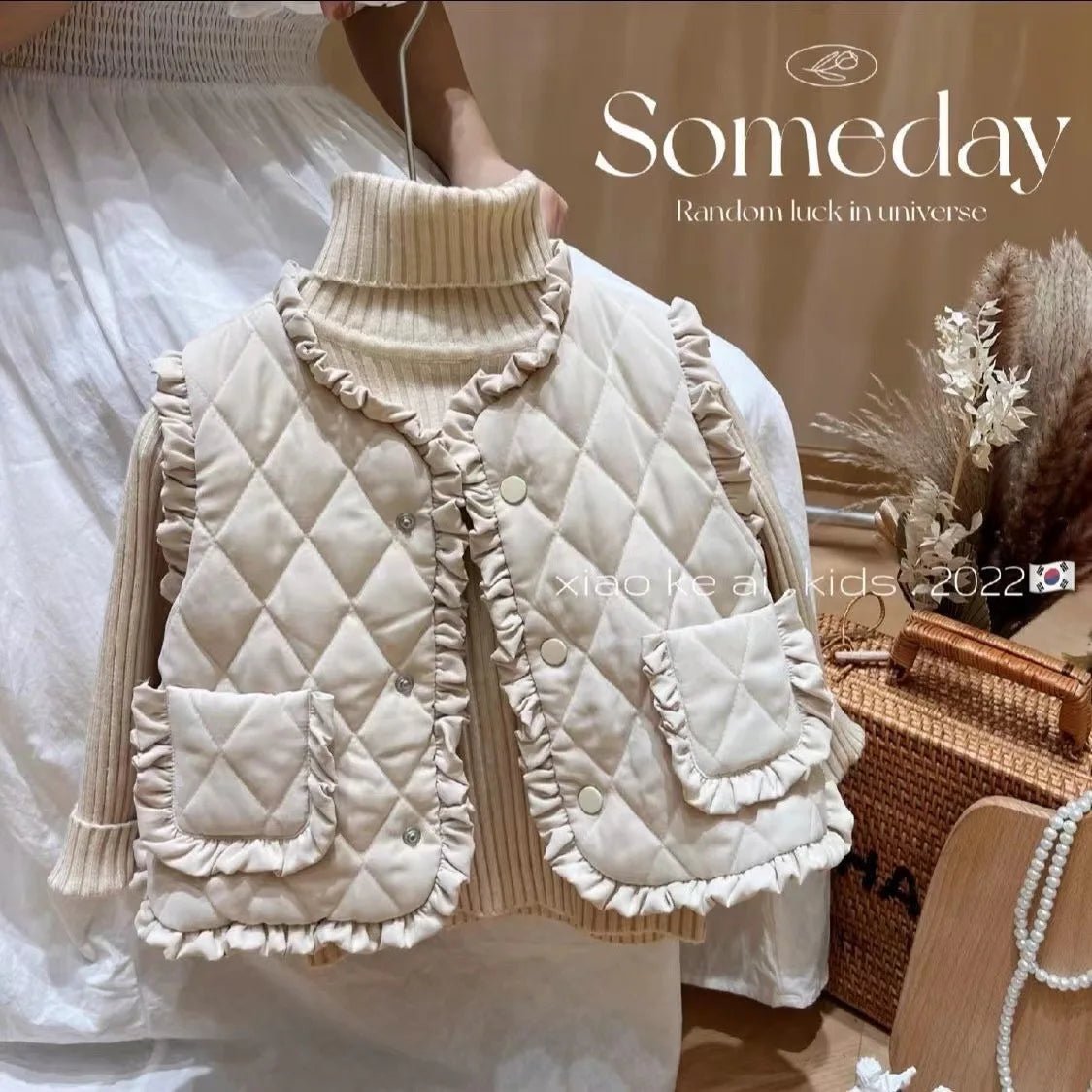 Girls Autumn Winter Clothes Baby Vest Wear 2023 New Autumn Childrens Lace Vest Velvet Warm Clothes Are Versatile - Astra Wear astrawear.ca