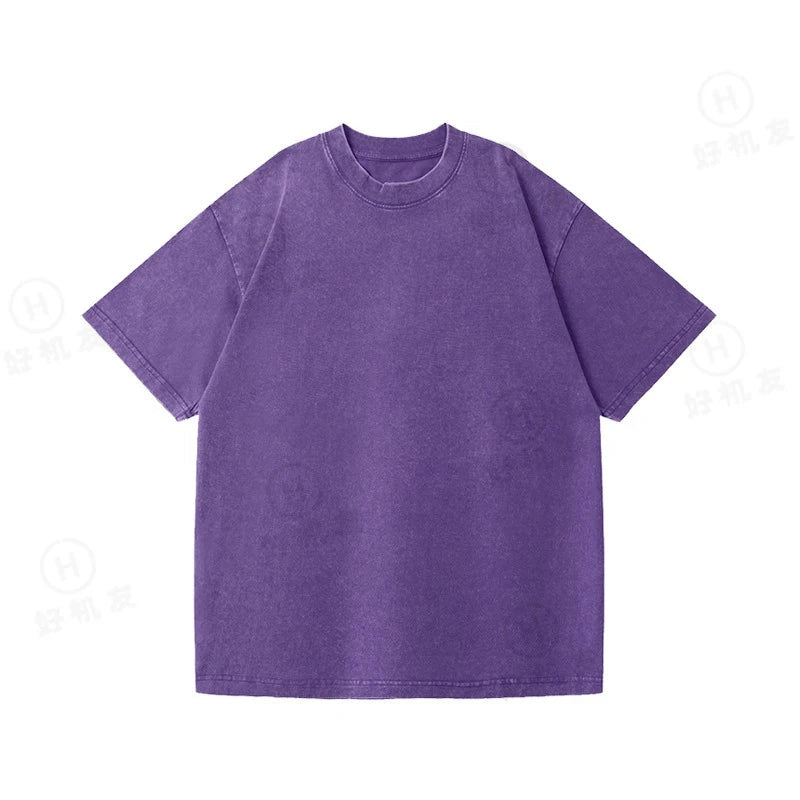 High Quality American Vintage Washed Old T-shirt, Summer Cotton Kids Baby Boys Girls Short-sleeved Tops Kids Clothes Wholesale - Astra Wear astrawear.ca