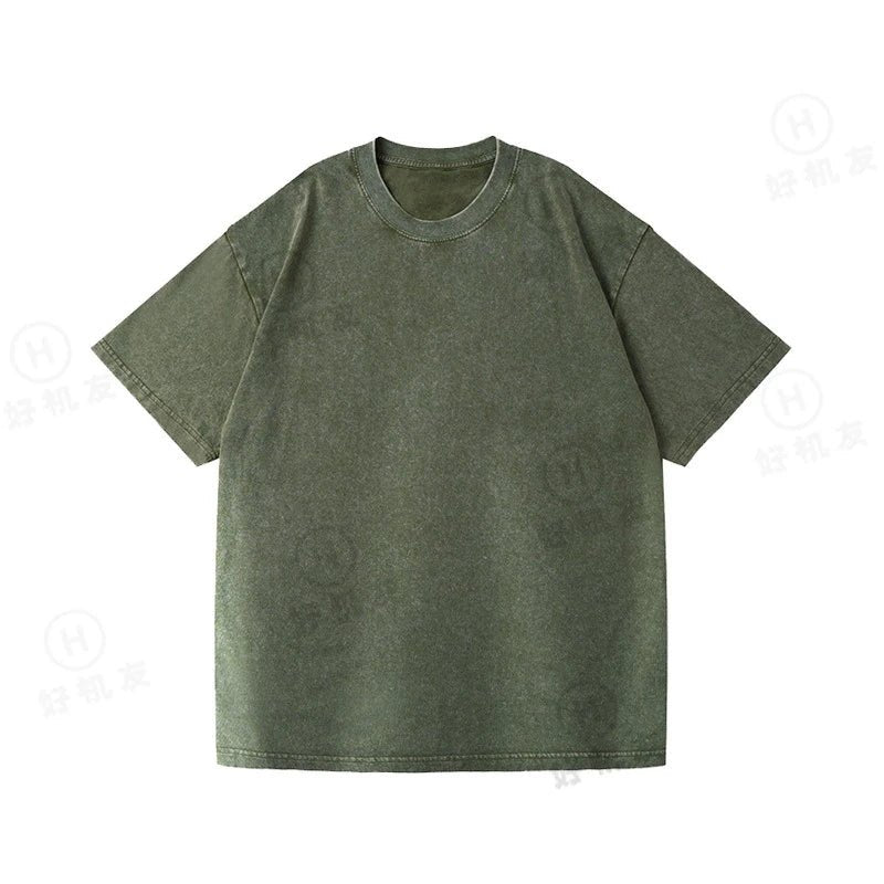 High Quality American Vintage Washed Old T-shirt, Summer Cotton Kids Baby Boys Girls Short-sleeved Tops Kids Clothes Wholesale - Astra Wear astrawear.ca