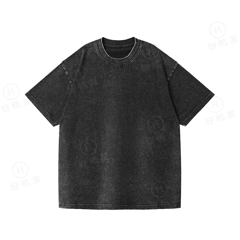 High Quality American Vintage Washed Old T-shirt, Summer Cotton Kids Baby Boys Girls Short-sleeved Tops Kids Clothes Wholesale - Astra Wear astrawear.ca