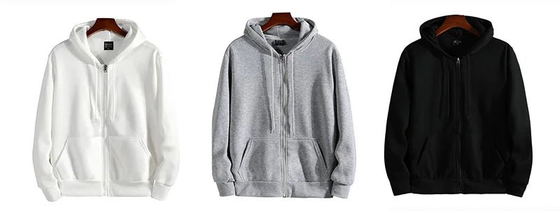 Hoodie homme zippé – Coton et polyester - Astra Wear astrawear.ca