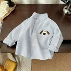 IENENS Kids Shirt Tops Clothes Child Spring Thin Shirts Toddler Infant Boy Long Sleeve Tees 1 2 3 4 Years Baby Shirt - Astra Wear astrawear.ca