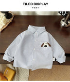 IENENS Kids Shirt Tops Clothes Child Spring Thin Shirts Toddler Infant Boy Long Sleeve Tees 1 2 3 4 Years Baby Shirt - Astra Wear astrawear.ca