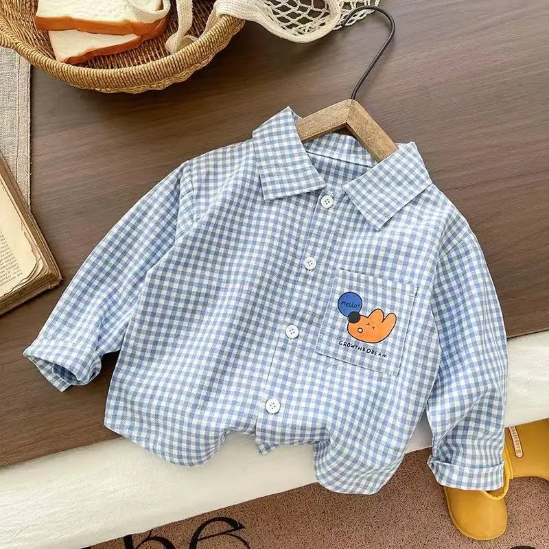 IENENS Kids Shirt Tops Clothes Child Spring Thin Shirts Toddler Infant Boy Long Sleeve Tees 1 2 3 4 Years Baby Shirt - Astra Wear astrawear.ca