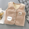 Kids Clothes Waistcoat Children's Vest Boy Girl Thicken Velvet Lining - Astra Wear astrawear.ca