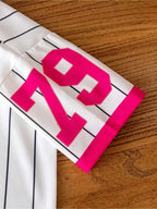 Kids Clothing Set V-Neck Striped Alphanumeric Print Short-Sleeved - Astra Wear astrawear.ca