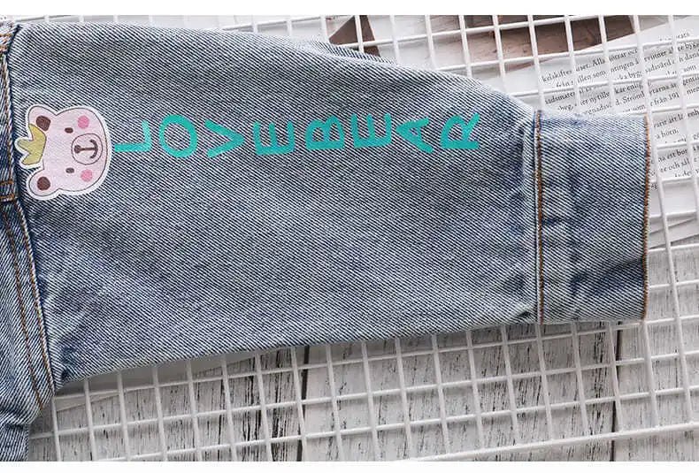Kids Denim Jackets for Girls Baby New Flower Embroidery Coats Fashion - Astra Wear astrawear.ca