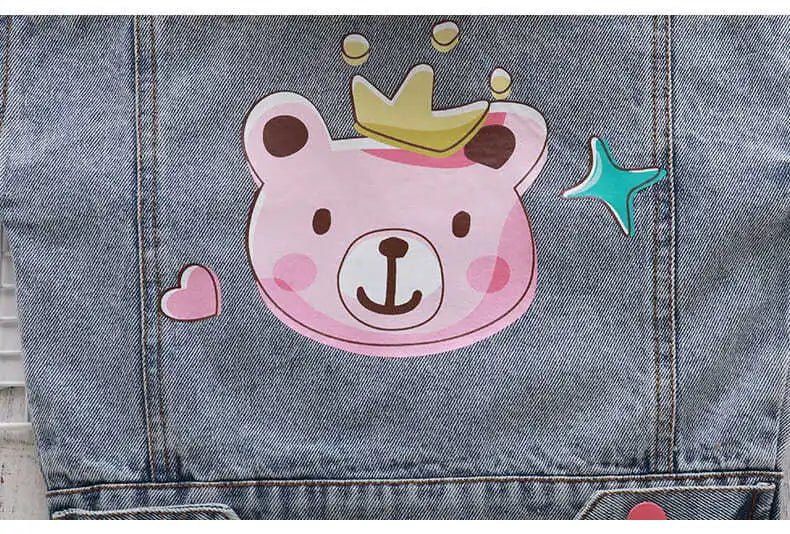 Kids Denim Jackets for Girls Baby New Flower Embroidery Coats Fashion - Astra Wear astrawear.ca