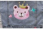 Kids Denim Jackets for Girls Baby New Flower Embroidery Coats Fashion - Astra Wear astrawear.ca