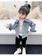 Kids Denim Jackets for Girls Baby New Flower Embroidery Coats Fashion - Astra Wear astrawear.ca