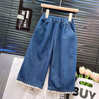 Kids Denim Vest & Shirt & Pants Set – 3Pcs Casual Outfit for Girls, Cute Spring Autumn Toddler Clothes Toddler Girl Clothes - Astra Wear astrawear.ca