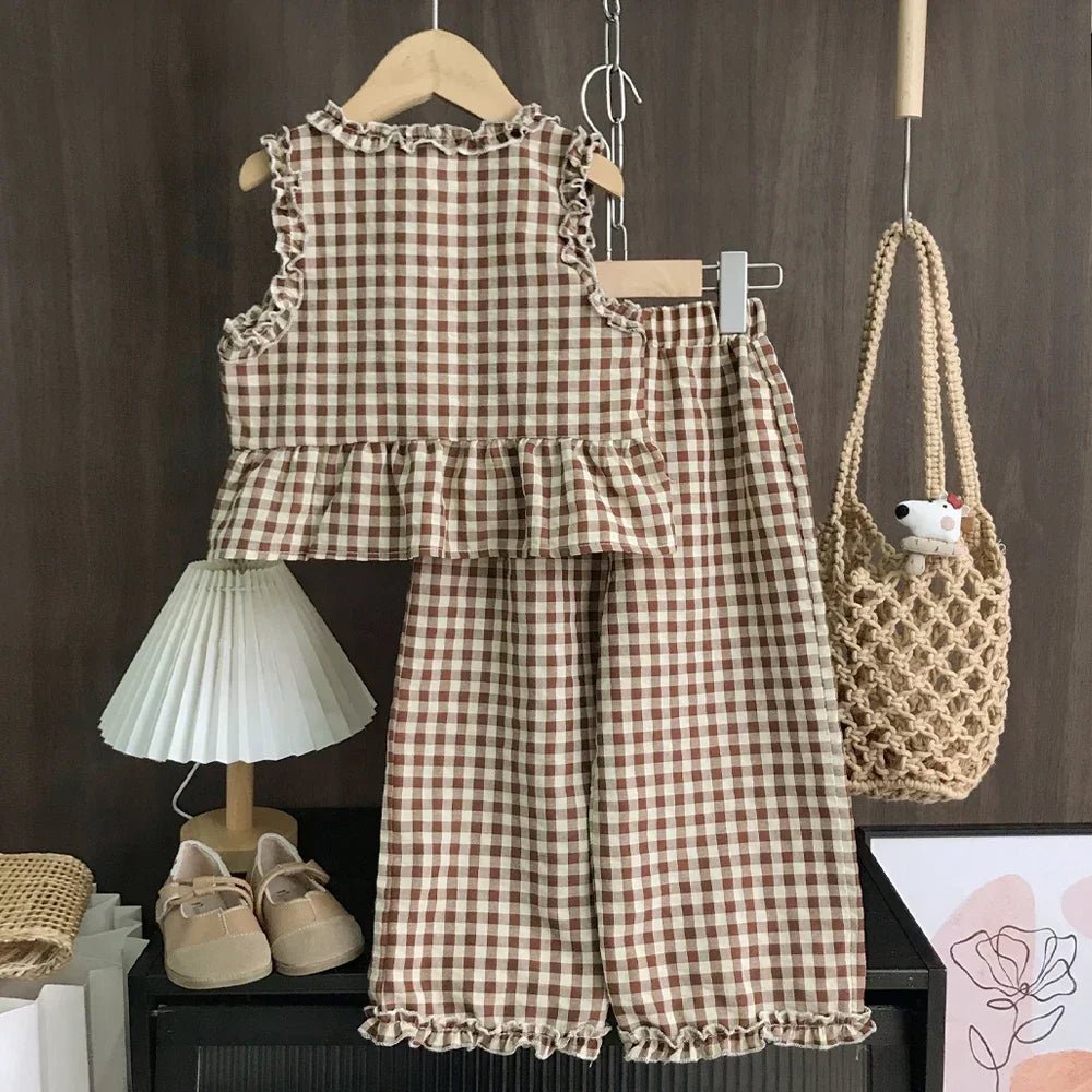 Korean Version 2-10 Year Old Girls and Teenagers Casual Suit with - Astra Wear astrawear.ca