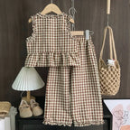Korean Version 2-10 Year Old Girls and Teenagers Casual Suit with - Astra Wear astrawear.ca