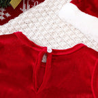 New 1-6Y Baby Kids Velvet Dresses for Girls Sleeveless Stars Printed - Astra Wear astrawear.ca