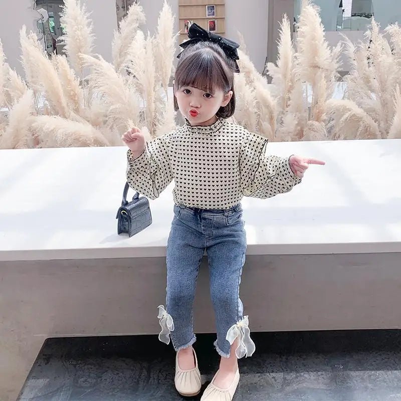 New Children's Denim Jackets Trench Jean Embroidery Jackets Girls - Astra Wear astrawear.ca