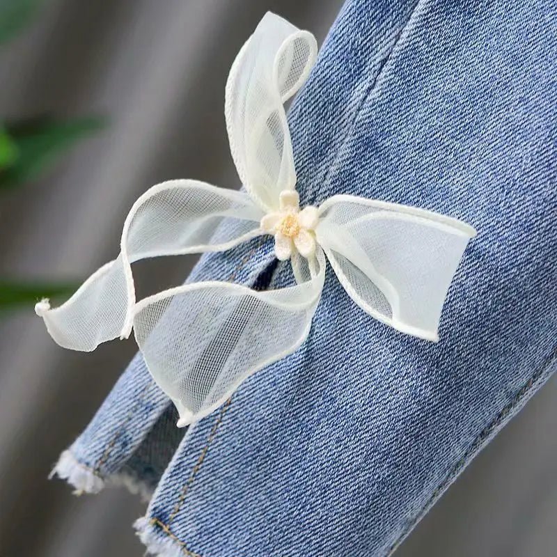 New Children's Denim Jackets Trench Jean Embroidery Jackets Girls - Astra Wear astrawear.ca