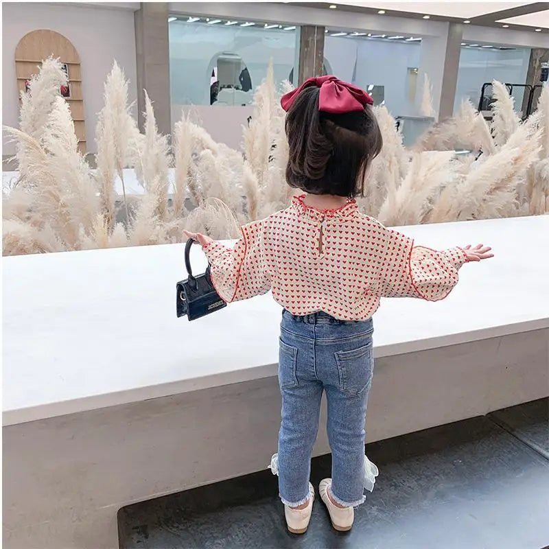 New Children's Denim Jackets Trench Jean Embroidery Jackets Girls - Astra Wear astrawear.ca