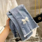 New Children's Denim Jackets Trench Jean Embroidery Jackets Girls - Astra Wear astrawear.ca