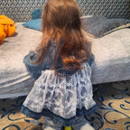 New Children's Denim Jackets Trench Jean Embroidery Jackets Girls - Astra Wear astrawear.ca