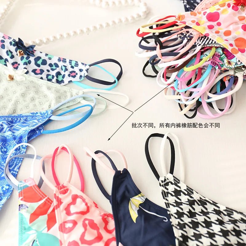 New Solid Nylon Direct Selling Girls Panties students fashion Briefs Young Girl Underwear Leopard 6pc/lot lovely - Astra Wear astrawear.ca