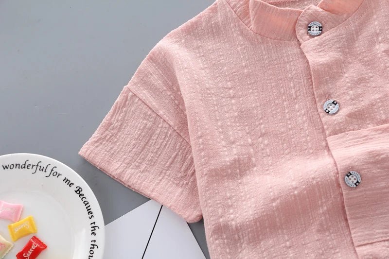 New Summer Hot Sale Toddler Kids Baby Boys Shirt Cartoon Tops Denim - Astra Wear astrawear.ca