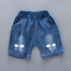 New Summer Hot Sale Toddler Kids Baby Boys Shirt Cartoon Tops Denim - Astra Wear astrawear.ca