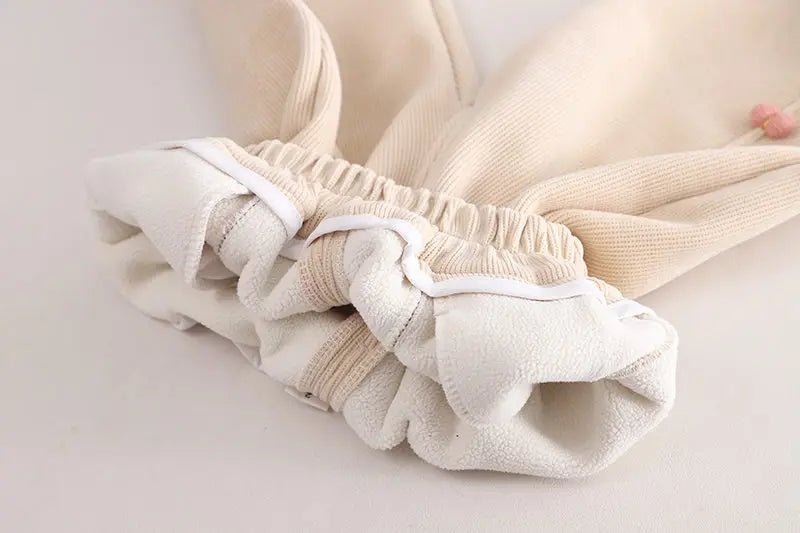 New Winter Children Clothes Kids Girls Thicken Warm Elastic Bow Pants Baby Cotton Clothing Infant Casual Trousers Leggings - Astra Wear astrawear.ca